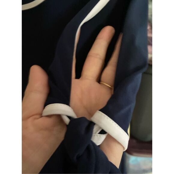 MSK women’s plus size navy blue knee length sheath dress size 2X - Picture 3 of 4